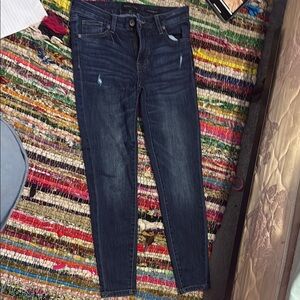 Kendall & Kylie Dark Blue Skinny Jeans